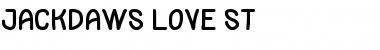 Jackdaws Love St Regular Font