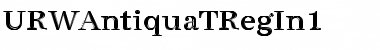 Download URWAntiquaTRegIn1 Font Download URWAntiquaTRegIn1 Font