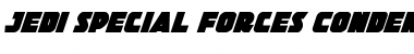 Jedi Special Forces Condensed Italic Font