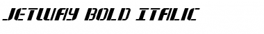 Jetway Bold Italic Bold Italic Font