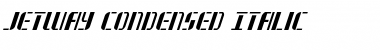 Jetway Condensed Italic Font