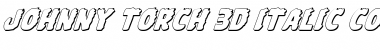 Johnny Torch 3D Italic Italic Font