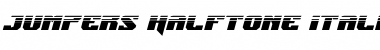 Download Jumpers Halftone Italic Font