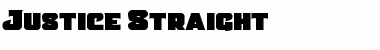 Download Justice Straight Font