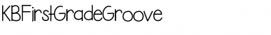 KBFirstGradeGroove Font