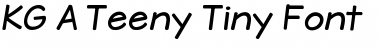 KG A Teeny Tiny Font Regular Font