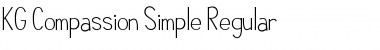 Download KG Compassion Simple Font