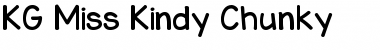 KG Miss Kindy Chunky Regular Font