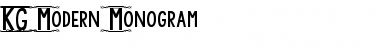 Download KG Modern Monogram Font