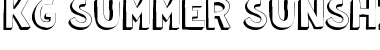 Download KG Summer Sunshine Shadow Font Download KG Summer Sunshine Shadow Font