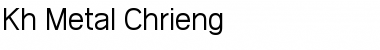 Kh Metal Chrieng Regular Font