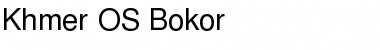 Khmer OS Bokor Regular Font