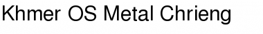 Khmer OS Metal Chrieng Regular Font