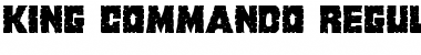 King Commando Regular Font