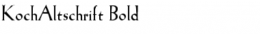 KochAltschrift Bold Font