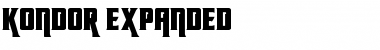 Kondor Expanded Expanded Font