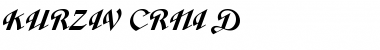 Download KURZIV_CRNI_D Font Download KURZIV_CRNI_D Font