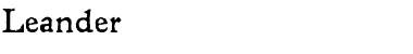 Download Leander Font Download Leander Font