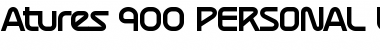 Download Atures 900 PERSONAL USE ONLY Font
