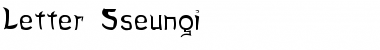 Letter Sseungi Regular Font