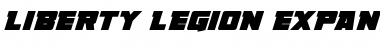 Liberty Legion Expanded Italic Expanded Italic Font