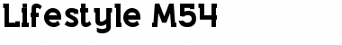 Lifestyle M54 Regular Font