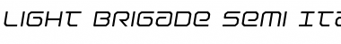 Download Light Brigade Semi-Italic Font Download Light Brigade Semi-Italic Font