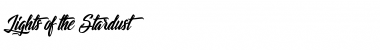 Download Lights of the Stardust Font Download Lights of the Stardust Font
