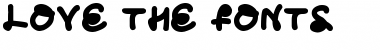 Download Love The Fonts Font