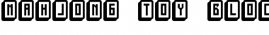 Download mahjong toy block Font Download mahjong toy block Font