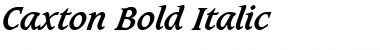 Caxton BoldItalic Font