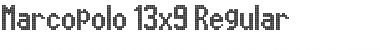 Download Marcopolo 13x9 Font Download Marcopolo 13x9 Font