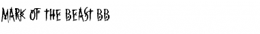 Download Mark of the Beast BB Font Download Mark of the Beast BB Font
