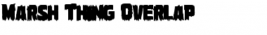 Download Marsh Thing Overlap Font