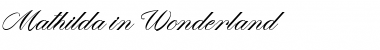 Download Mathilda in Wonderland Font
