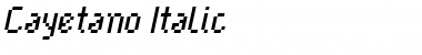 Cayetano Italic