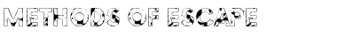 Download Methods of escape Font Download Methods of escape Font