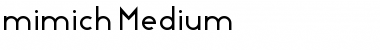 mimich Medium Font