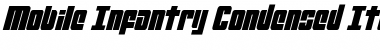 Mobile Infantry Condensed Italic Condensed Italic Font