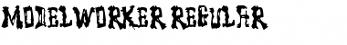 Model Worker Regular Font