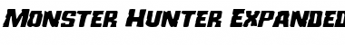 Monster Hunter Expanded Italic Font