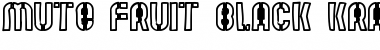 Download Mute Fruit Black Krash Font