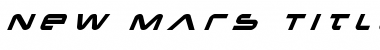Download New Mars Title Italic Font
