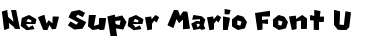 New Super Mario Font U Regular Font