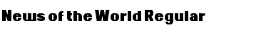 Download News of the World Font