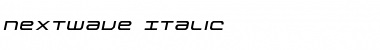 Nextwave Italic Italic Font