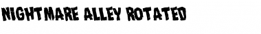 Nightmare Alley Rotated Regular Font
