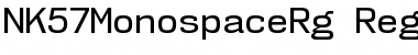 NK57 Monospace Regular Font