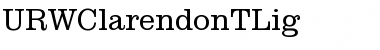 URWClarendonTLig Regular Font