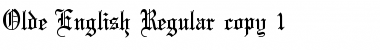Olde English Regular Font